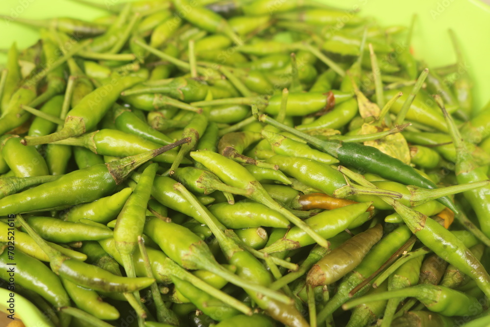 green chili peppers