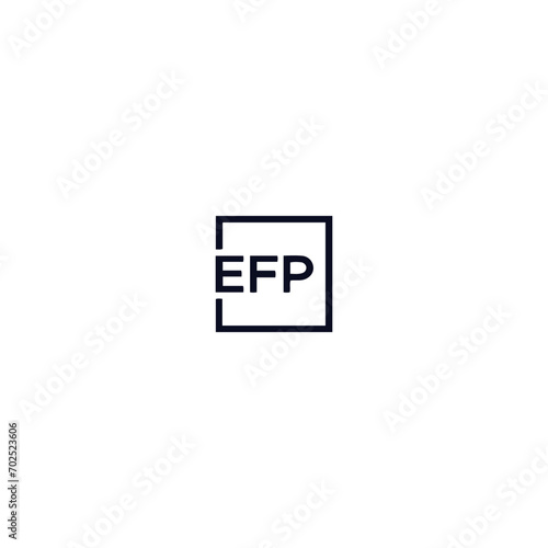 EFP logo. EFP set , E F P design. White EFP letter. EFP, E F P letter logo design. Initial letter EFP letter logo set, linked circle uppercase monogram logo. E F P letter logo vector design.	
 photo