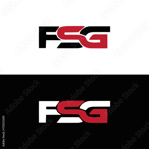 FSG logo. FSG set , F S  G design. White FSG letter. FSG, F S  G letter logo design. Initial letter FSG letter logo set, linked circle uppercase monogram logo. F S  G letter logo vector design.	
 photo