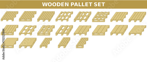 Wooden pallet - Works construction, DIY, industry, logistics, woodwork and joinery
