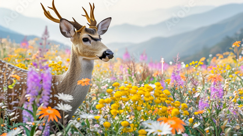 deer in the meadow