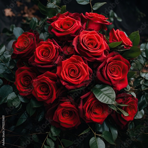 Bouquet Of Red Roses, Generative AI