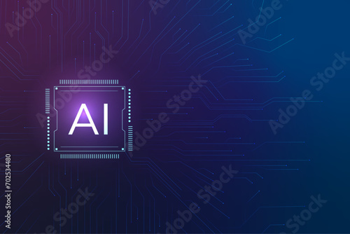 ai tech background .Circuit board. Technology background. Central Computer Processors CPU concept. Motherboard digital chip.