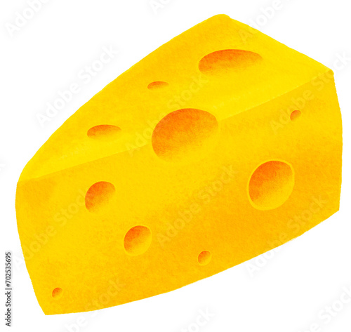 hand drawn cheese illustration, digitally created