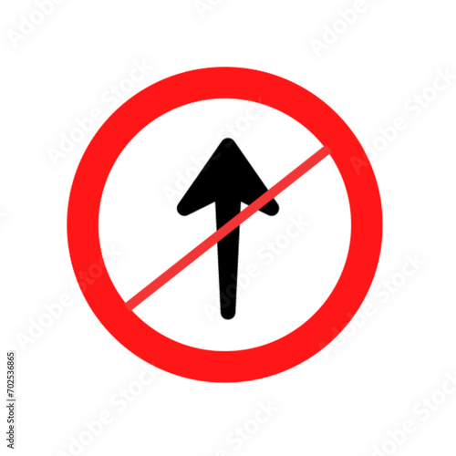 do not enter sign