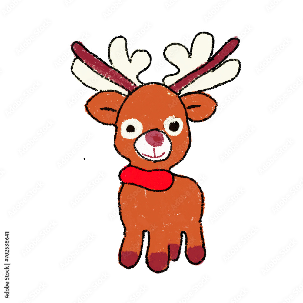 The Magic of Winter in the Image of a Deer with a Festive Scarf (1) The Magic of Winter in the Image of a Deer with a Festive Scarf (1)