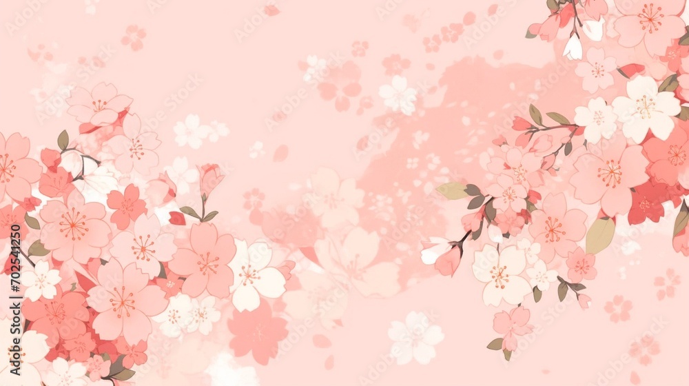 和紙テクスチャー、桜2 和紙テクスチャー、桜2