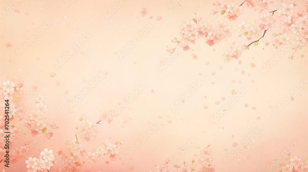 和紙テクスチャー、桜8 和紙テクスチャー、桜8