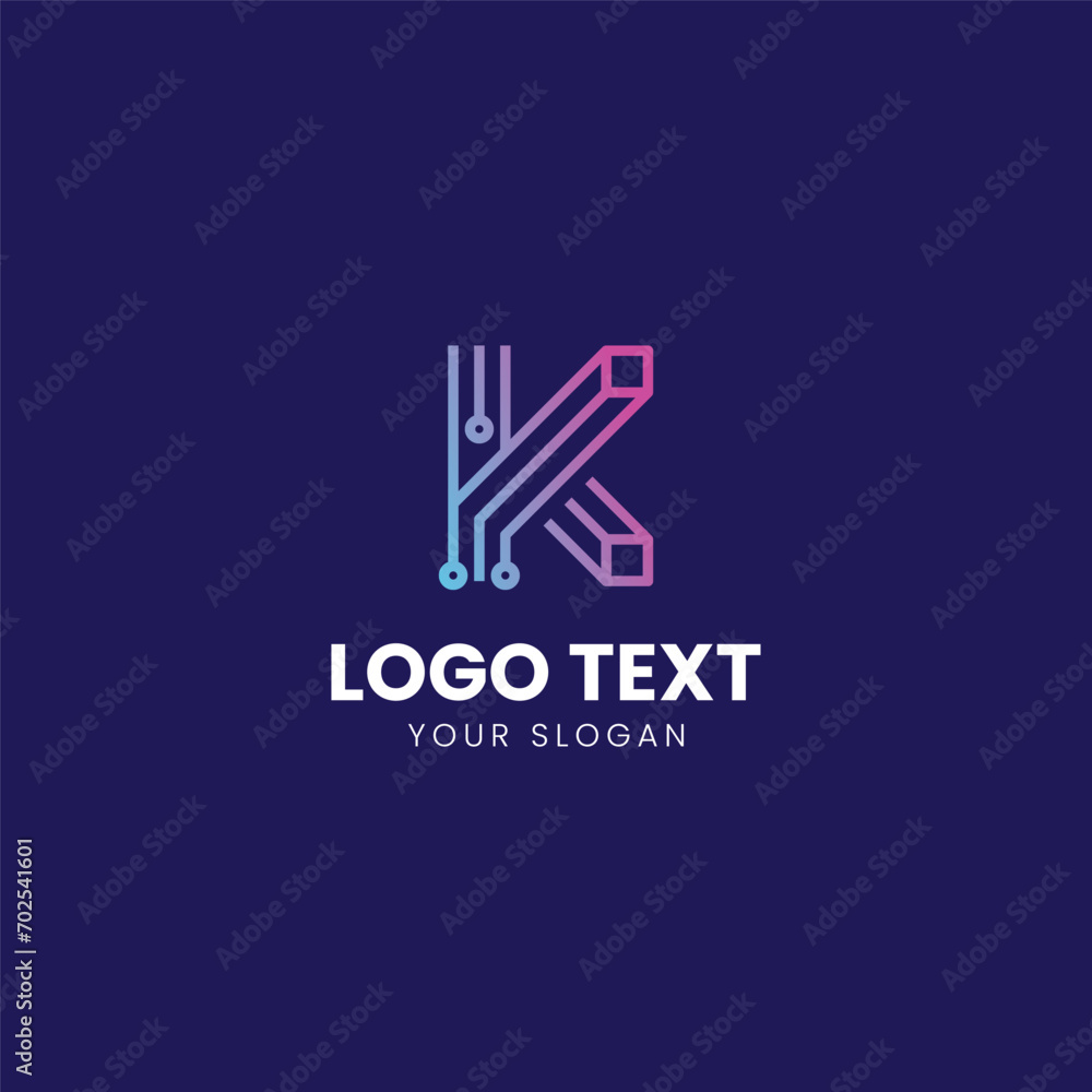 Letter K modern logo design vector Letter K modern logo design vector