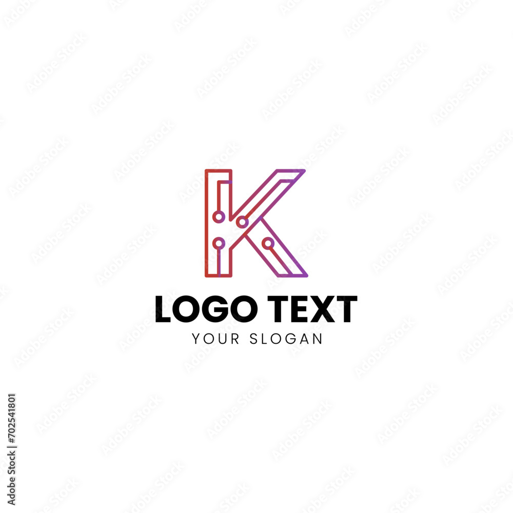 Letter K modern logo design vector Letter K modern logo design vector