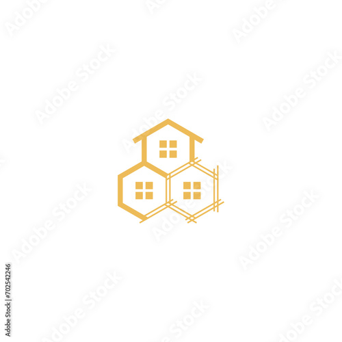 Hive home logo design vector modern luxury