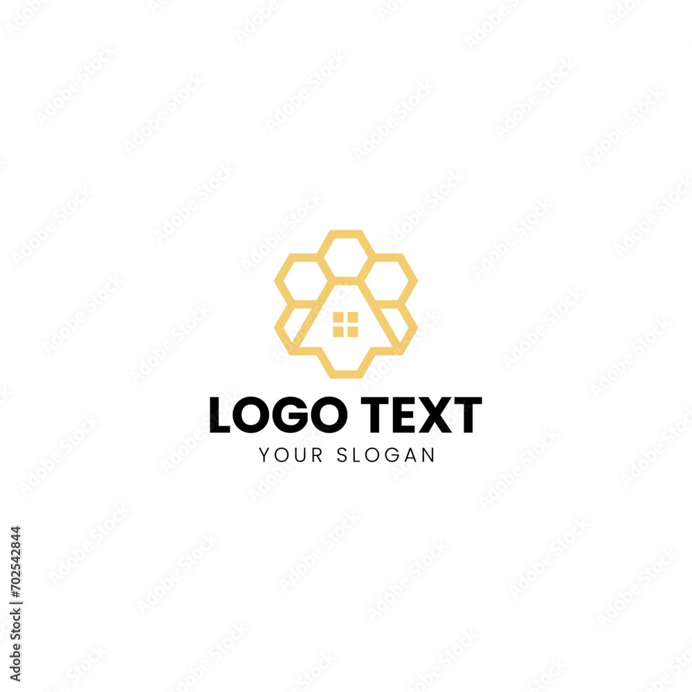 Hive home logo design vector modern luxury Hive home logo design vector modern luxury