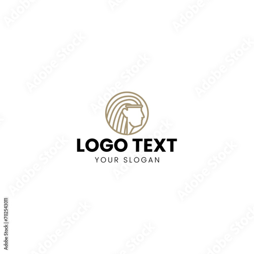 pharaoh ramses egypt logo design vector simple minimalist 
