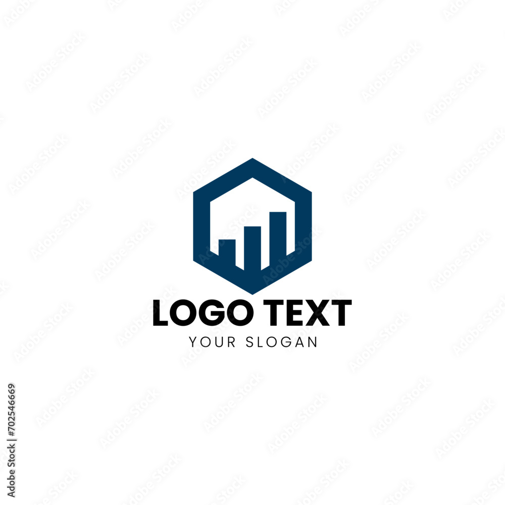 Finance modern logo design vector graph profit Finance modern logo design vector graph profit