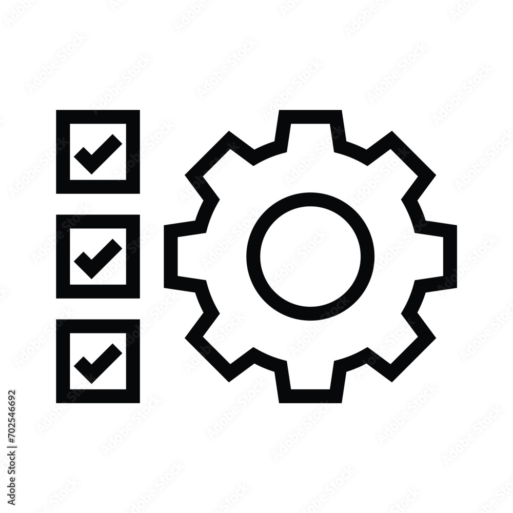 Engine check outline icons, minimalist vector illustration and transparent graphic element. Isolated on white background Engine check outline icons, minimalist vector illustration and transparent graphic element. Isolated on white background