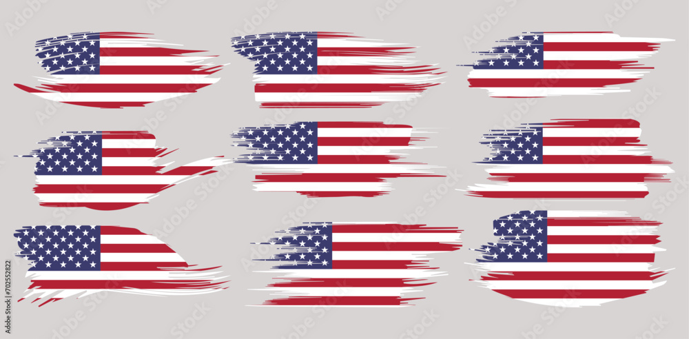 American Flag Silhouette, grunge USA flag set vector, grunge, flag, silhouette, independence, July, 4th of July, 4th July, flag silhouette American Flag Silhouette, grunge USA flag set vector, grunge, flag, silhouette, independence, July, 4th of July, 4th July, flag silhouette