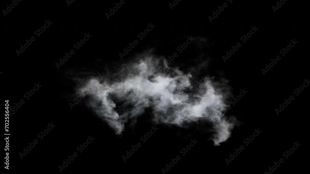 Cloud cirrus animation concept. 3d render