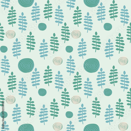 Green nature leaves