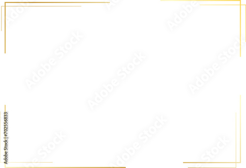 gold frame transparent background