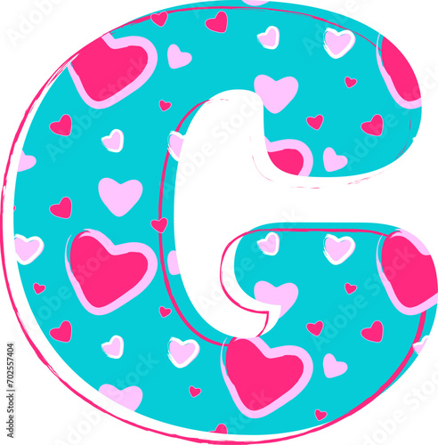 Love Alphabet Lettering G
