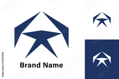 Building abstract logo design