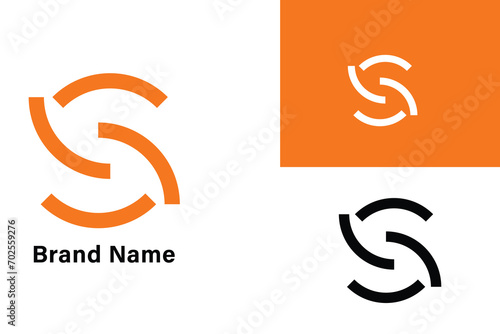 S lettermark logo design photo