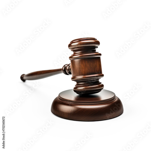 Gavel isolated isolated on transparent or white background, png 