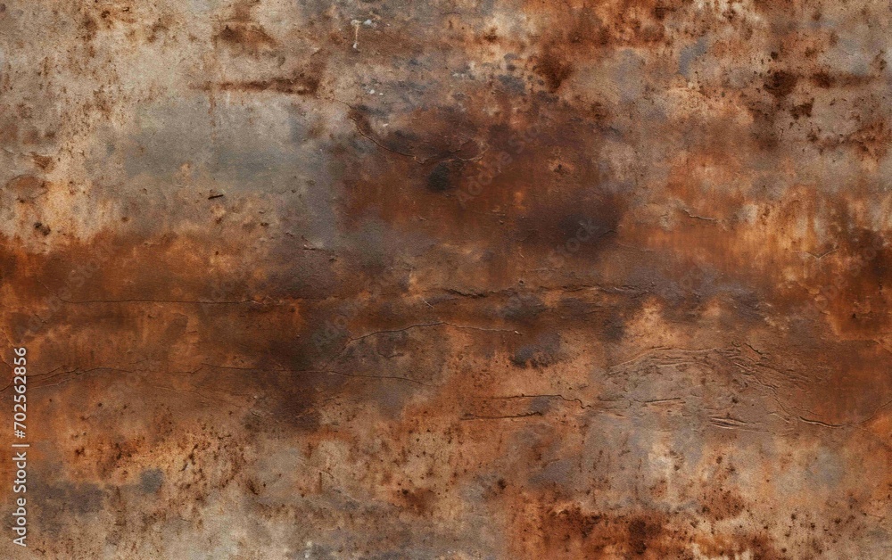 Weathered Rusty Metal Texture Background
