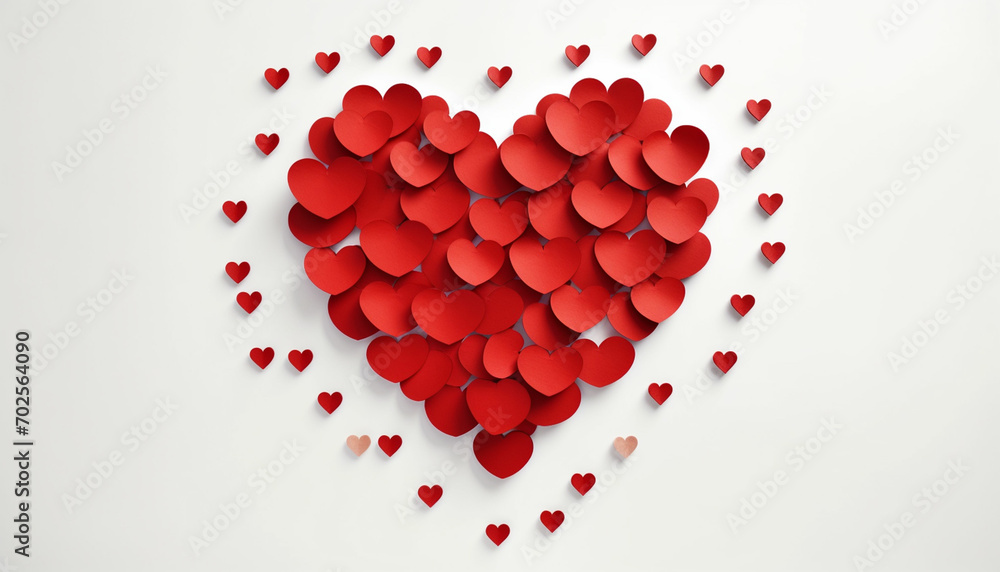 small hearts around big heart small hearts around big heart