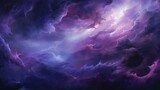 Amethyst Purple Nebula Beauty Background