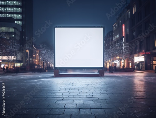 Dynamic LED Screen Mockup for Vibrant Displays - AI Generated