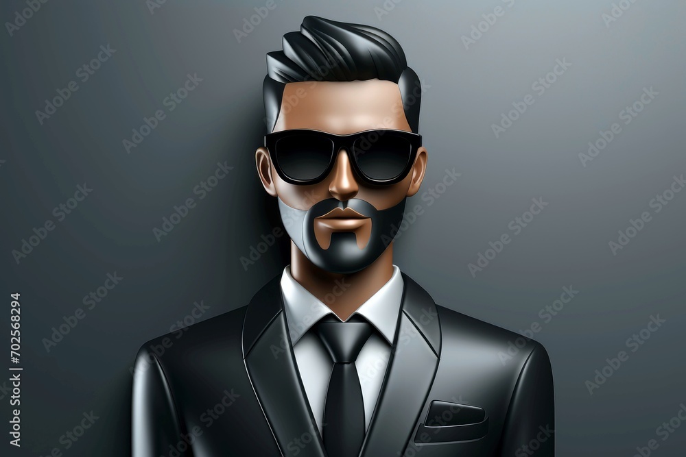 3d minimal scene, mockup abstract human character, enjoy music concept 3d minimal scene, mockup abstract human character, enjoy music concept