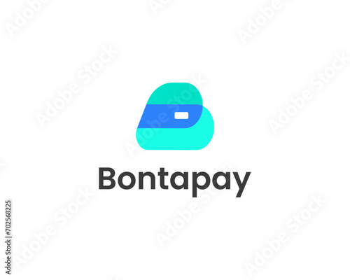 Letter B Modern Payment Gateway Service logo design