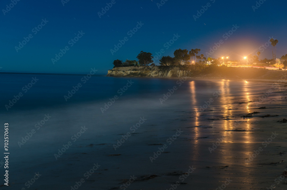 Santa Barbara Coastline Moonlight