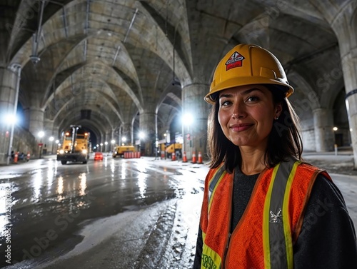 women working in construction