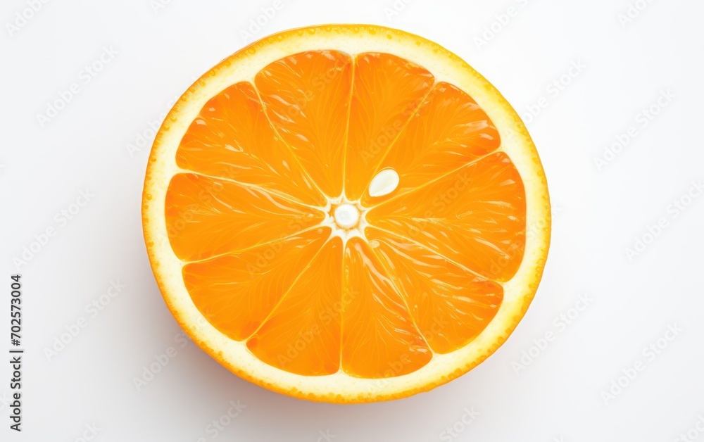 fresh sliced oranges isolated on white background fresh sliced oranges isolated on white background