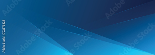 Abstract modern blue horizontal banner background with geometric diagonal overlay layers and glowing lines eps 10
