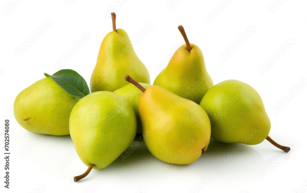 fresh pear isolated on white background fresh pear isolated on white background