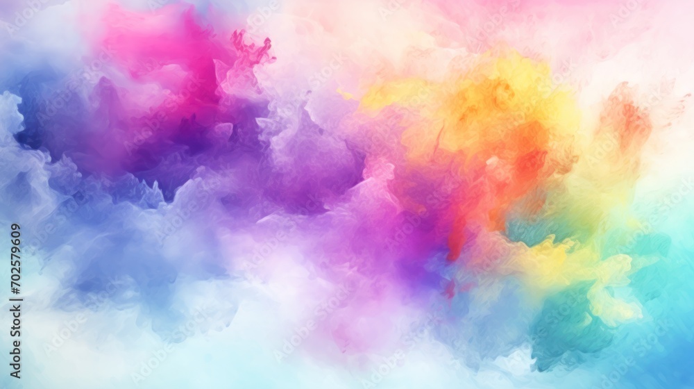 Abstract colorful watercolor background with vibrant hues. Artistic expression.