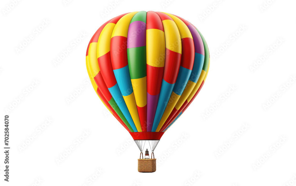 Hot Air Balloon Takes Flight, Floating in the Celestial Canvas with Graceful Elegance on a White or Clear Surface PNG Transparent Background Hot Air Balloon Takes Flight, Floating in the Celestial Canvas with Graceful Elegance on a White or Clear Surface PNG Transparent Background