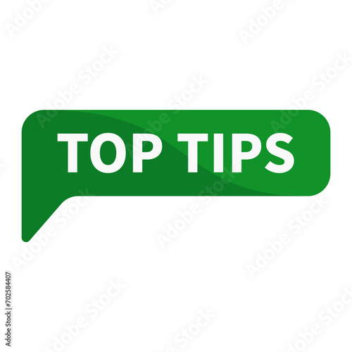 Top Tips In Green Rectangle Shape For Knowledge Sharing Announcement Social Media Information

