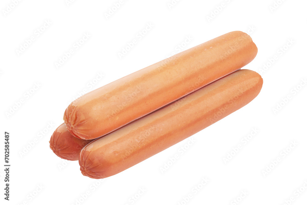 Fresh sausages on transparent background png Fresh sausages on transparent background png