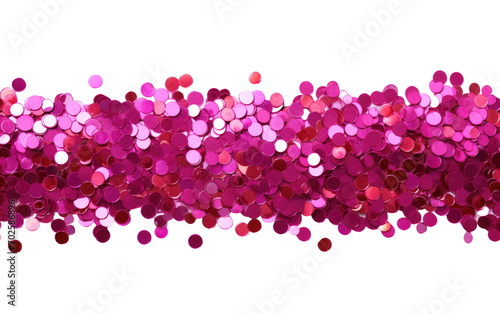 Magenta Sequins Create a Delightful Burst of Dazzle in Fashion Trends on a White or Clear Surface PNG Transparent Background