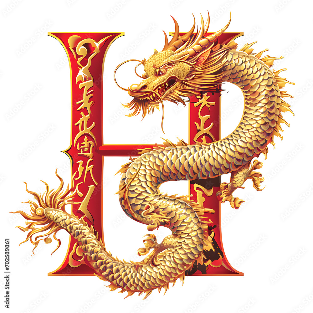 Fototapeta premium English alphabet red English alphabet