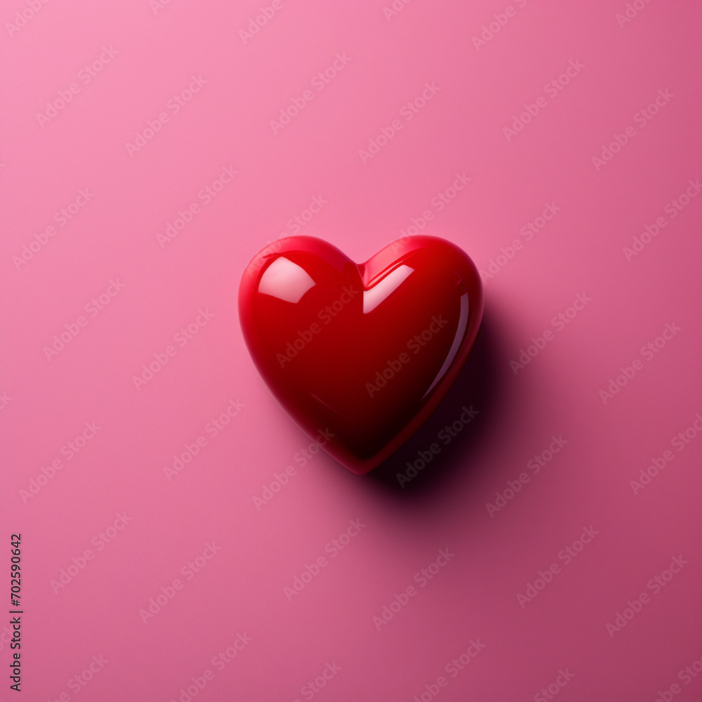 Red Color Heart, Love