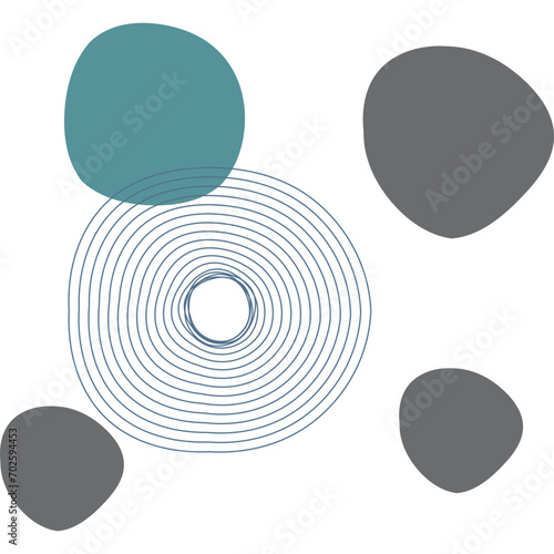 Dots Shapes Abstract Pattern