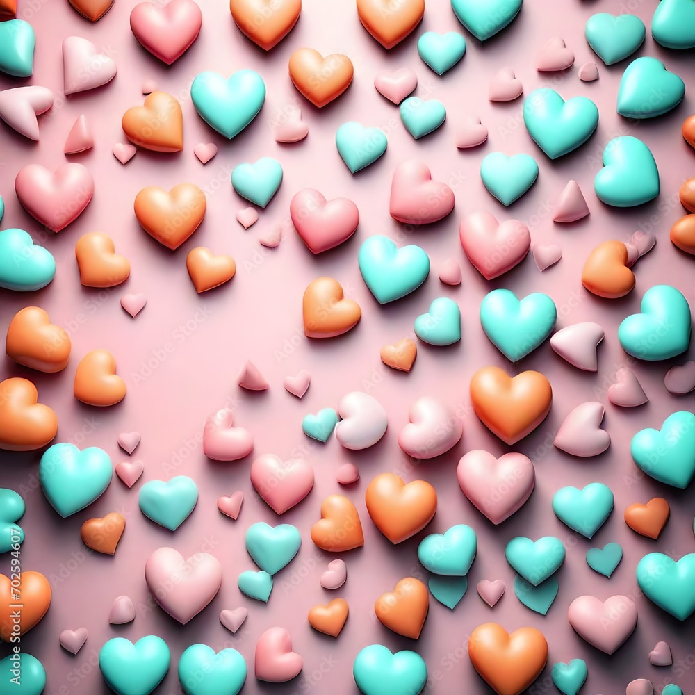 heart shaped candies