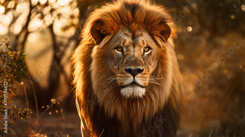 Starring Lion in the spotlight
