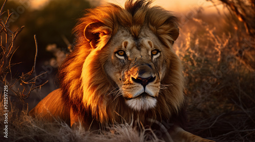 Starring Lion in the spotlight