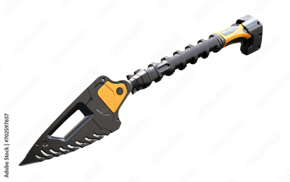 Embrace Preparedness with the Multifunctional Survival Shovel on a White or Clear Surface PNG Transparent Background Embrace Preparedness with the Multifunctional Survival Shovel on a White or Clear Surface PNG Transparent Background